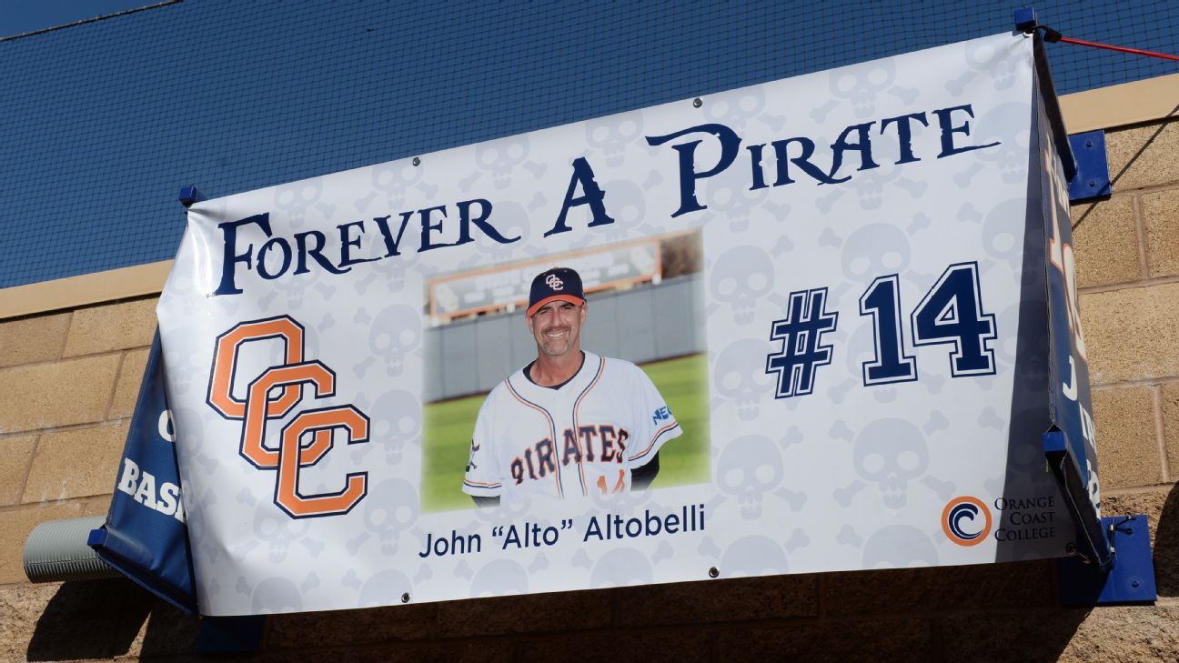 Baseball coach killed in crash honored at opener