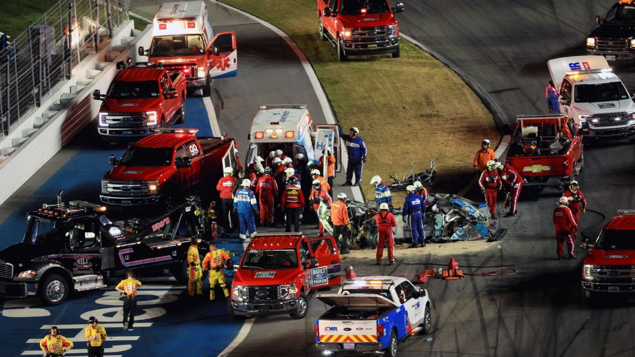 Ryan Newman's latest terrifying crash sends him to hospital