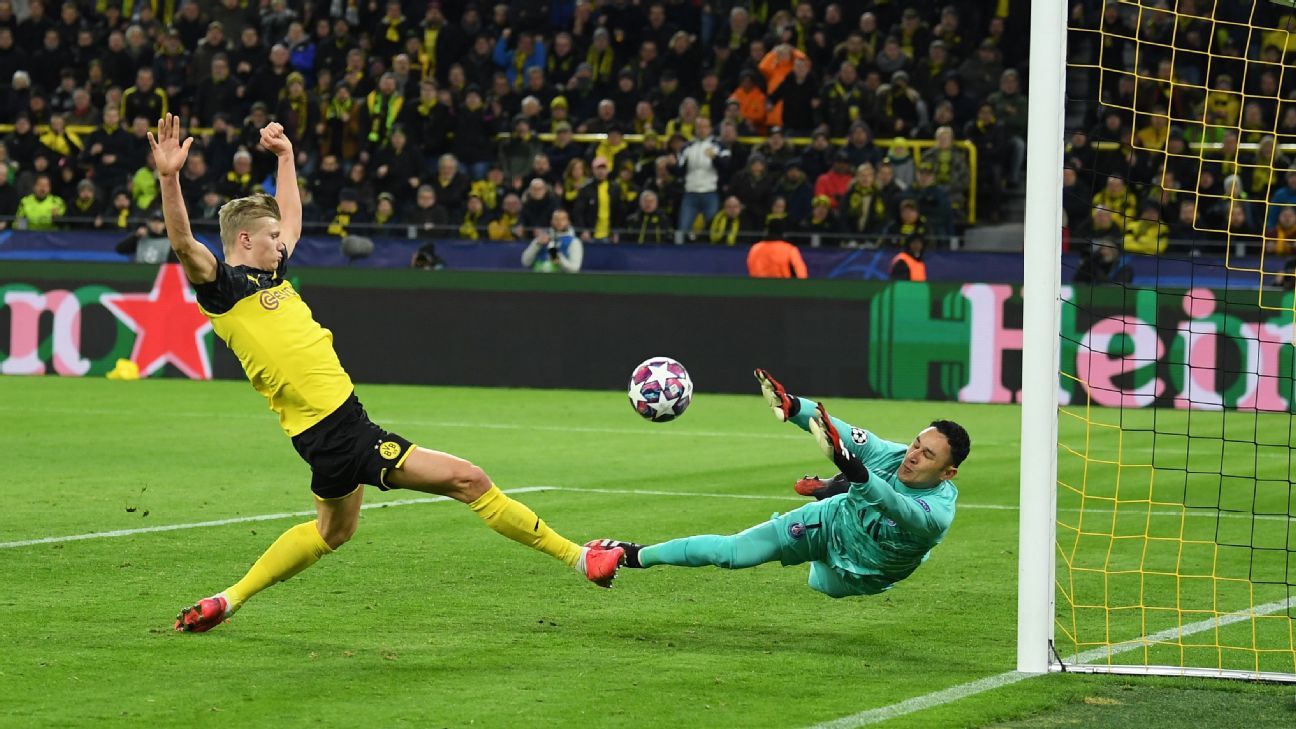 Borussia Dortmund Vs Paris Saint Germain Football Match Report February 18 Espn