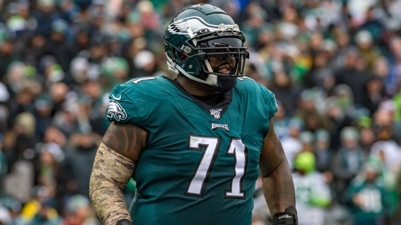 Philadelphia Eagles LT Jason Peters placed on injured reserve - ESPN