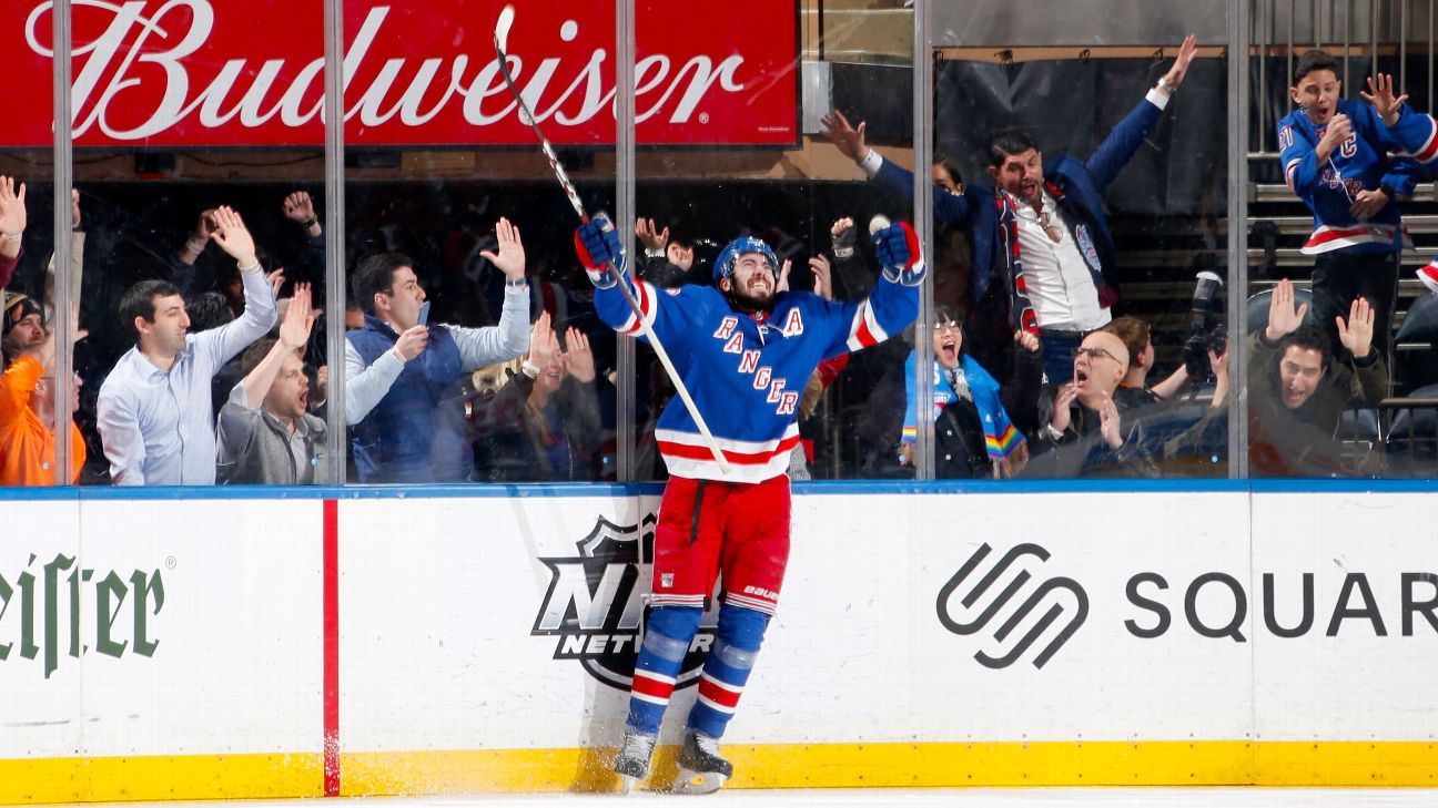 Today in Hockey History: New York Rangers Mika Zibanejad Scores 5 Goals