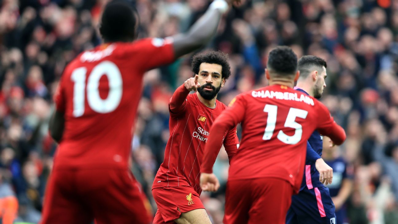 Liverpool ganó y quedó muy cerca de lograr su primera Premier - ESPN