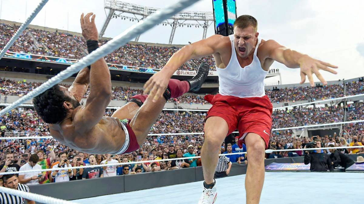 Rob Gronkowski: I would come back if The Rock was in the ring