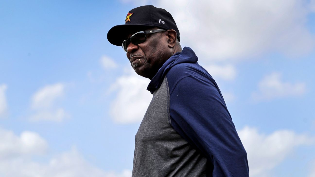 Houston Astros manager Dusty Baker says sign-stealing allegations by Chicago Whi..