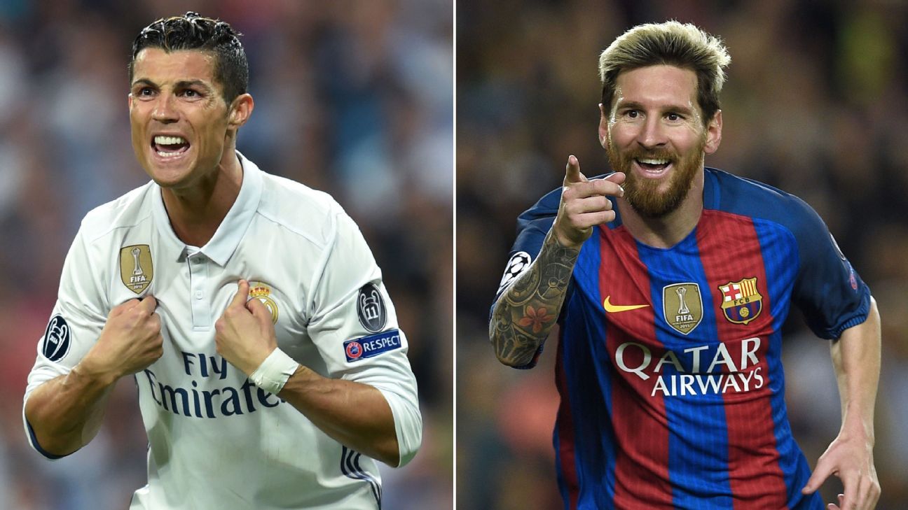 ESPN FC - Leo Messi and Cristiano Ronaldo's head-to-head record 👀