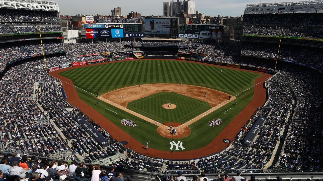 New York Yankees, New York Mets allowed to start seasons with 20% fan  capacity - ESPN