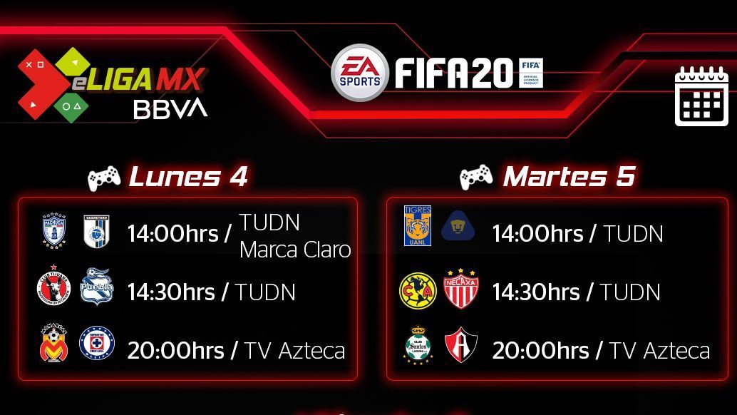 Calendario De Liga Mx Virtual 2020 Fechas Y Partidos As Mexico