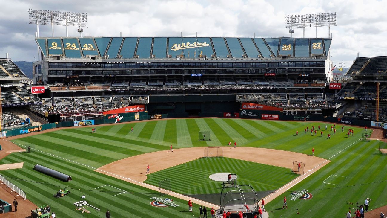 RUMOR: Athletics narrow list of temporary stadium options before move to Las  Vegas