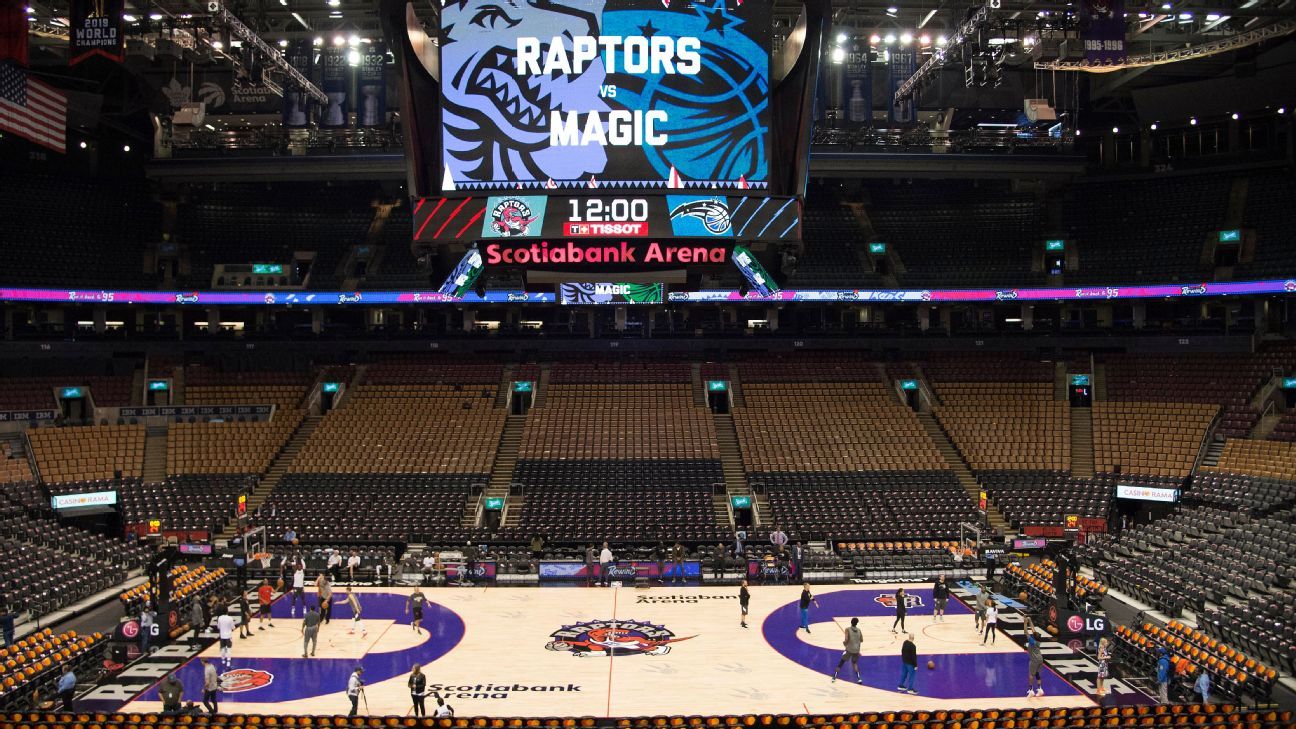 Toronto Raptors announce they will play remainder of home games