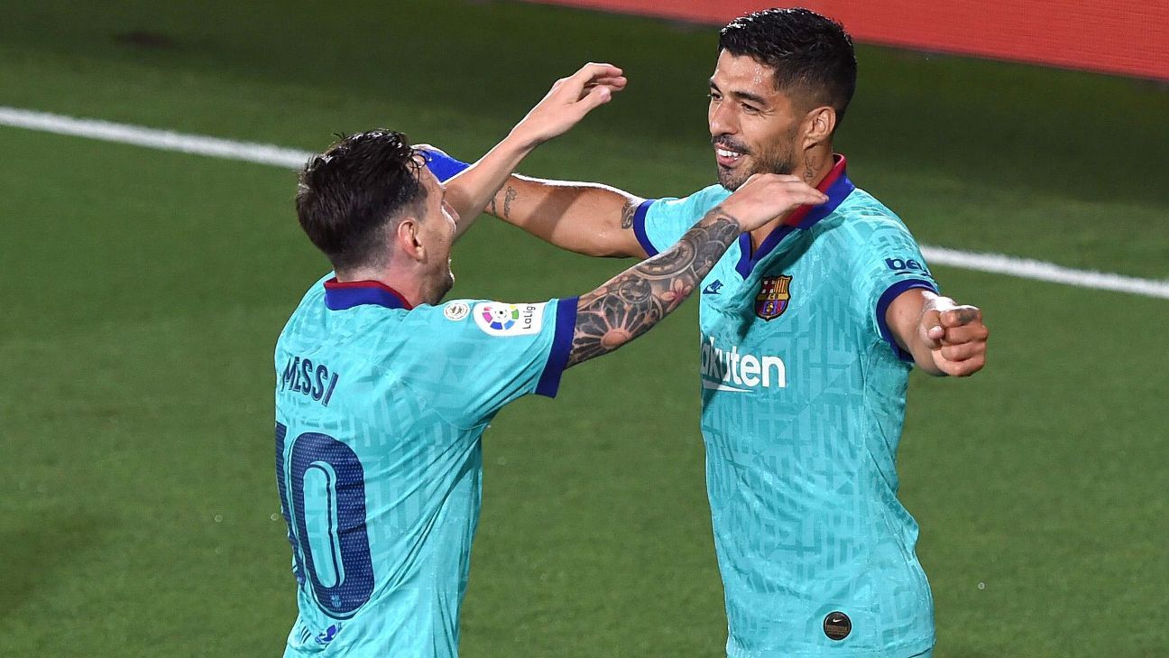 Villarreal Vs Barcelona Football Match Report July 5 2020 Espn