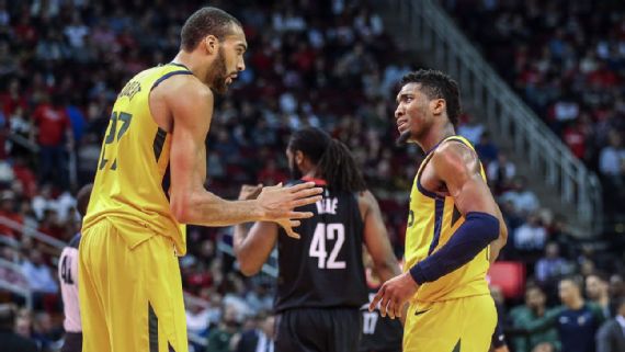 Utah Jazz Stars Donovan Mitchell And Rudy Gobert And The Rift
