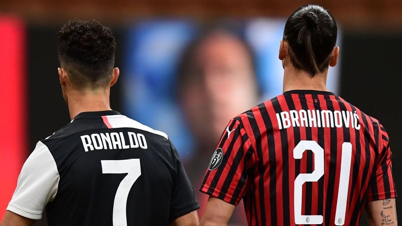 Ronaldo Vs Ibrahimovic Juventus Star Shows Off New Haircut But