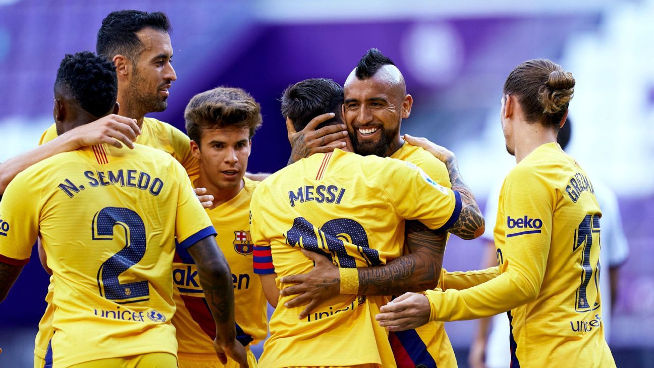 Real Valladolid vs. Barcelona - Football Match Report ...