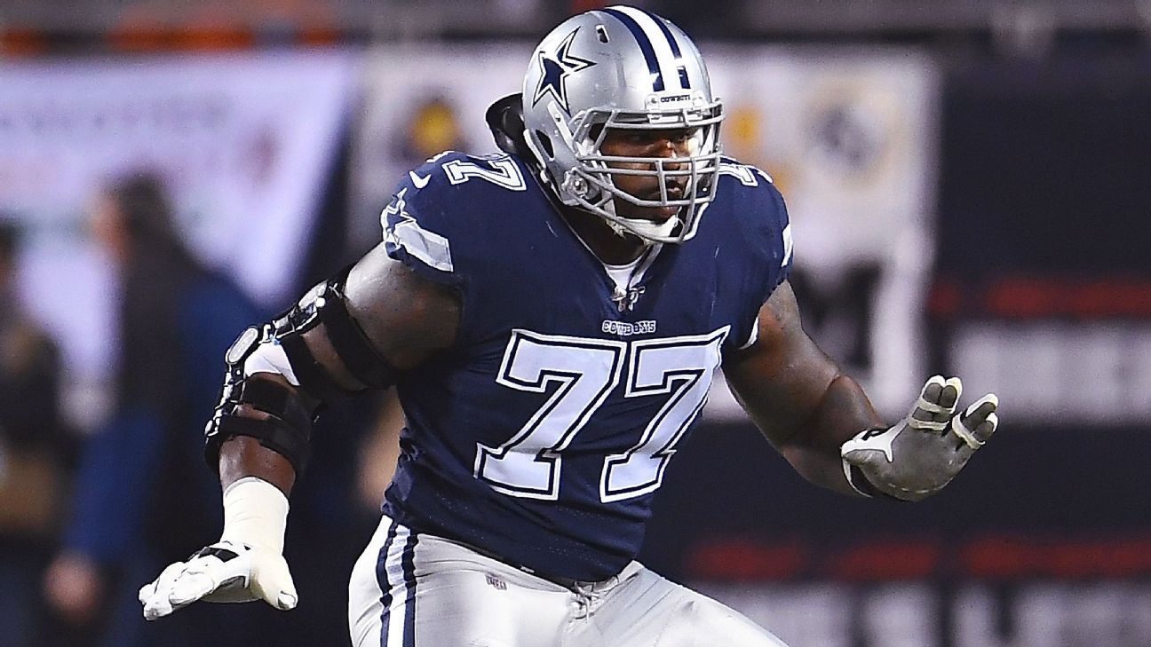 Dallas Cowboys' Tyron Smith facing surgery for torn hamstring, possible December..