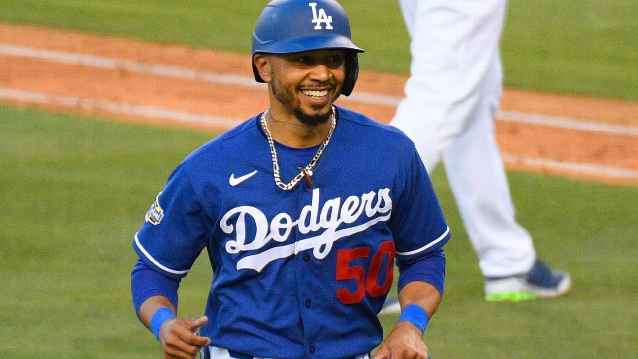 Mookie Betts - Los Angeles Dodgers Right Fielder - ESPN