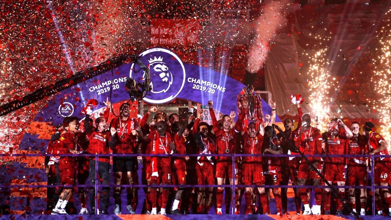 Liverpool Lift Premier League Trophy At Anfield As 30 Year Wait Finally