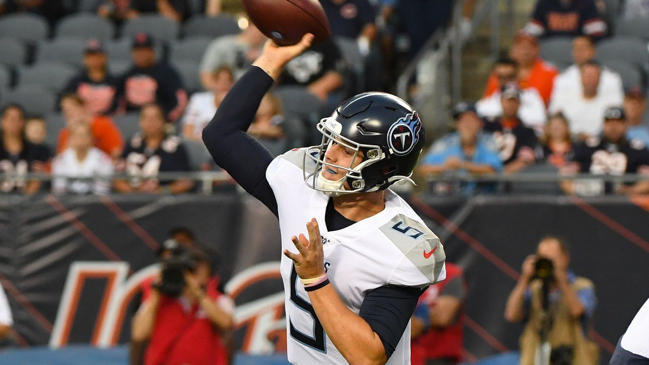 Tennessee Titans: Logan Woodside on backup QB battle, Cole McDonald