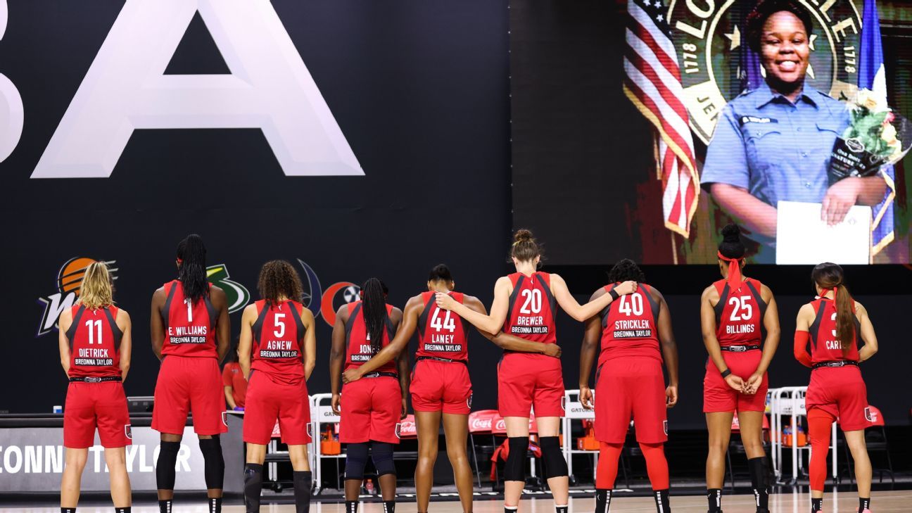 Kelly Loeffler against 'Black Lives Matter' on WNBA gear