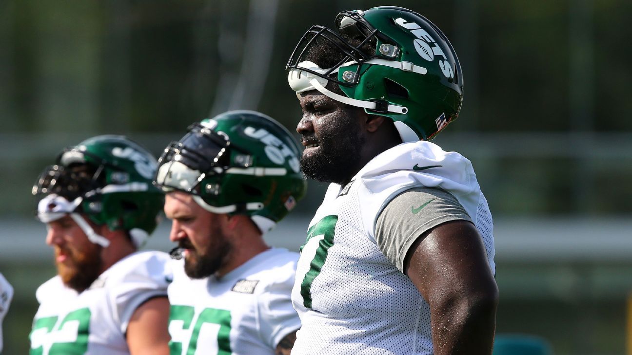 Mekhi Becton preparing for his first game in front of NY Jets fans