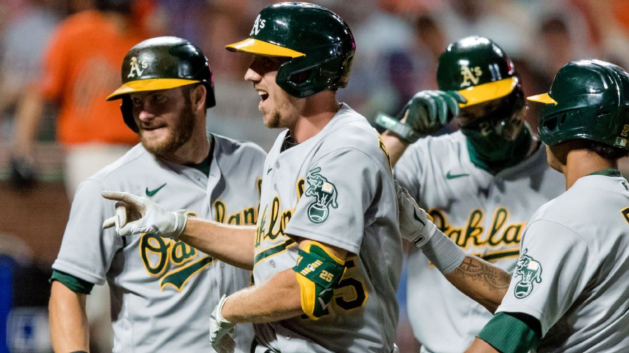 Oakland Athletics clinch first AL West title since 2013 with Astros' loss  to Mariners - ESPN