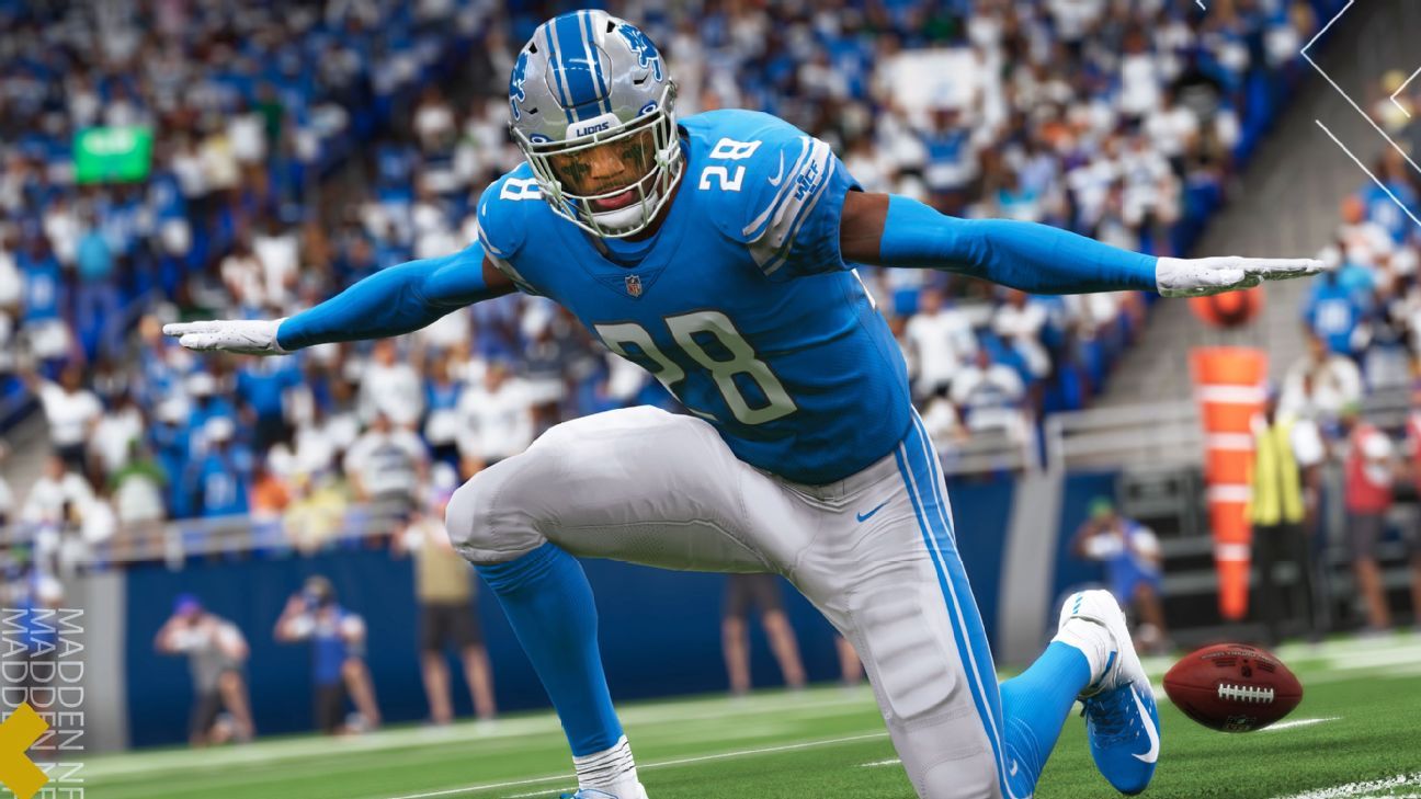 First Look at Jameson Williams on the Lions in Madden 22! 