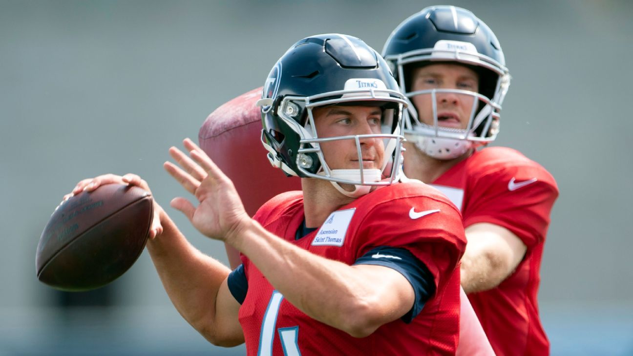 Titans' 53man roster projection includes revamped QB room ESPN