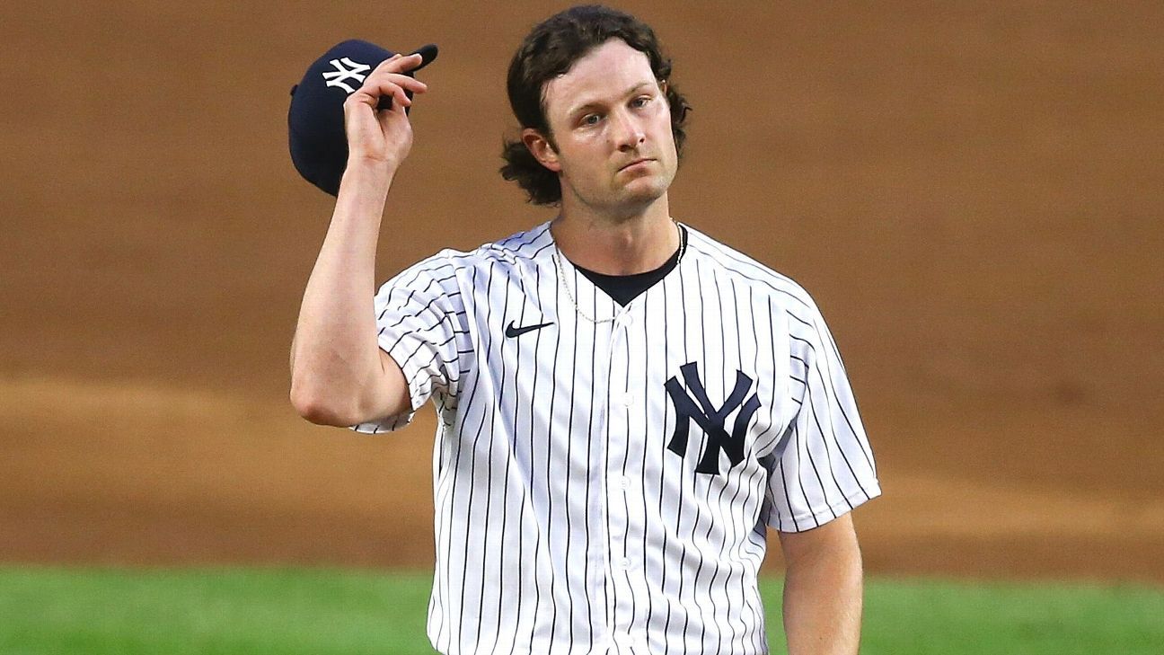 New York Yankees' Gerrit Cole talks about facing Houston Astros