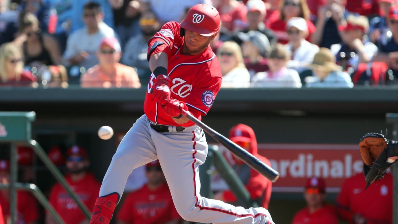 On Washington Nationals' 32-year-old rookie Yadiel Hernandez: “He can  flat-out hit.” - Federal Baseball