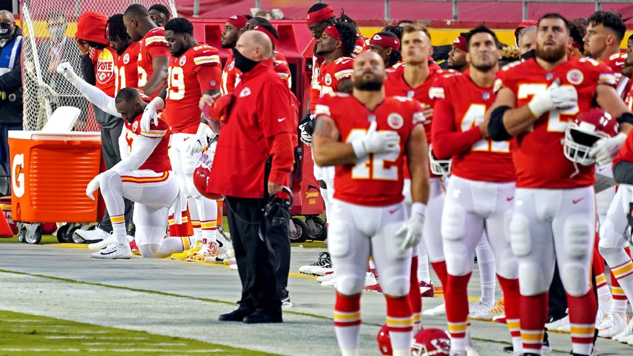 Black national anthem makes its NFL debut