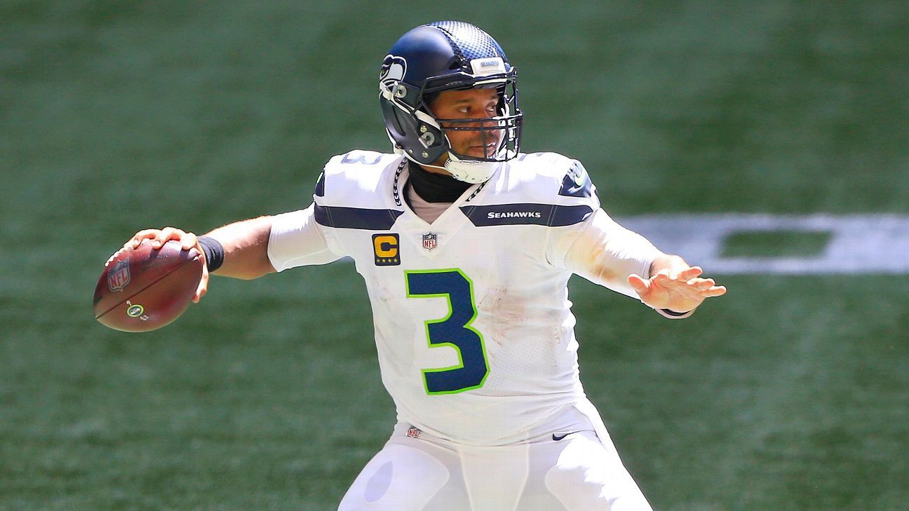 Russell Wilson throws 4 TD passes, Seahawks beat Falcons 38-25