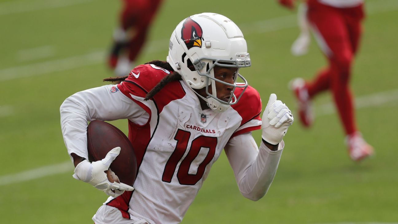 Arizona Cardinals WR DeAndre Hopkins ruled a game-time decision vs