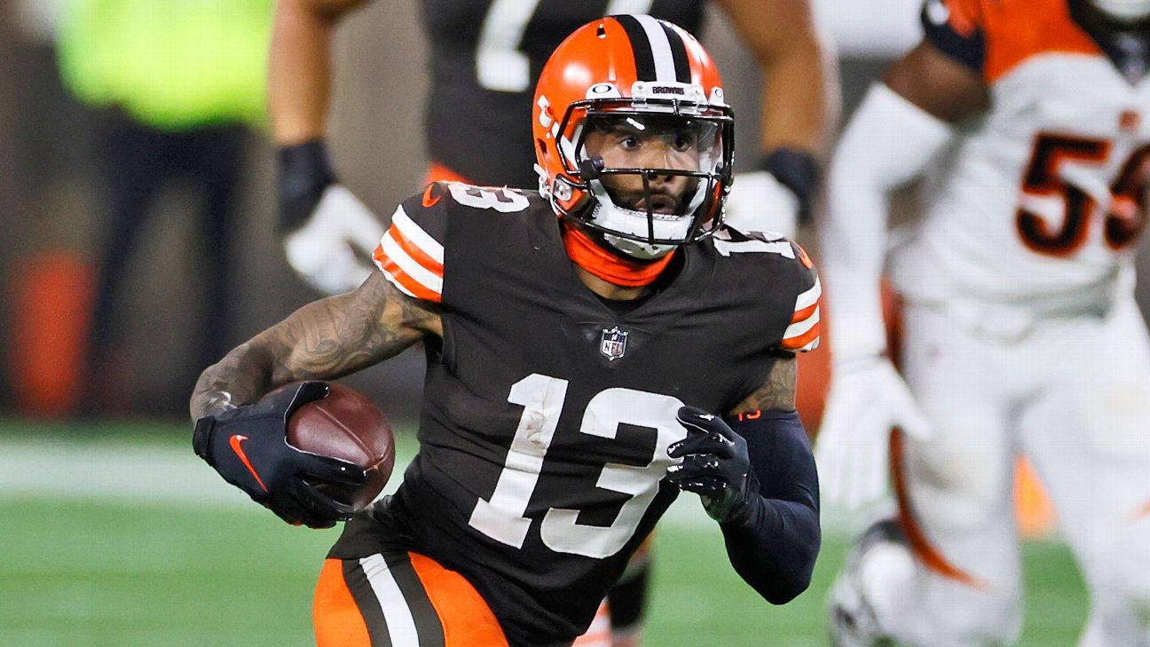 Cleveland Browns WR Odell Beckham Jr. expected to play Sunday, source says