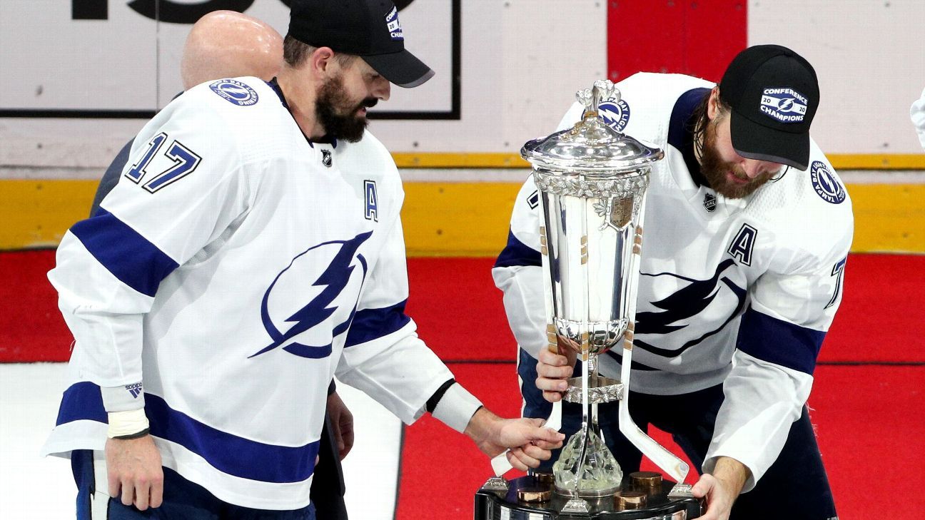 NHL won't award famed conference championship trophies during Stanley Cup playoffs, league says