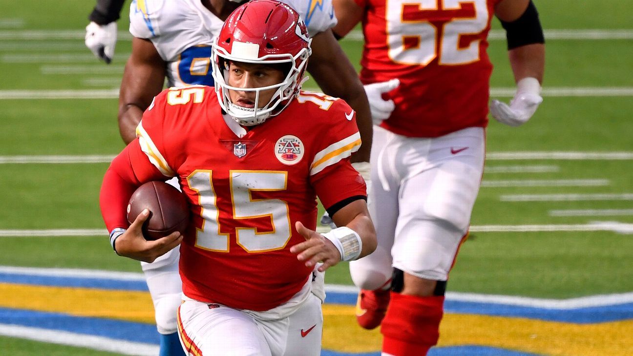 Patrick Mahomes can 'make stuff happen' with his feet when Chiefs