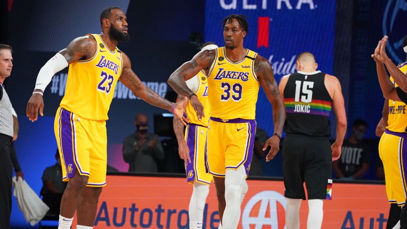 Up 3 1 Dwight Howard Says Los Angeles Lakers Job Not Finished