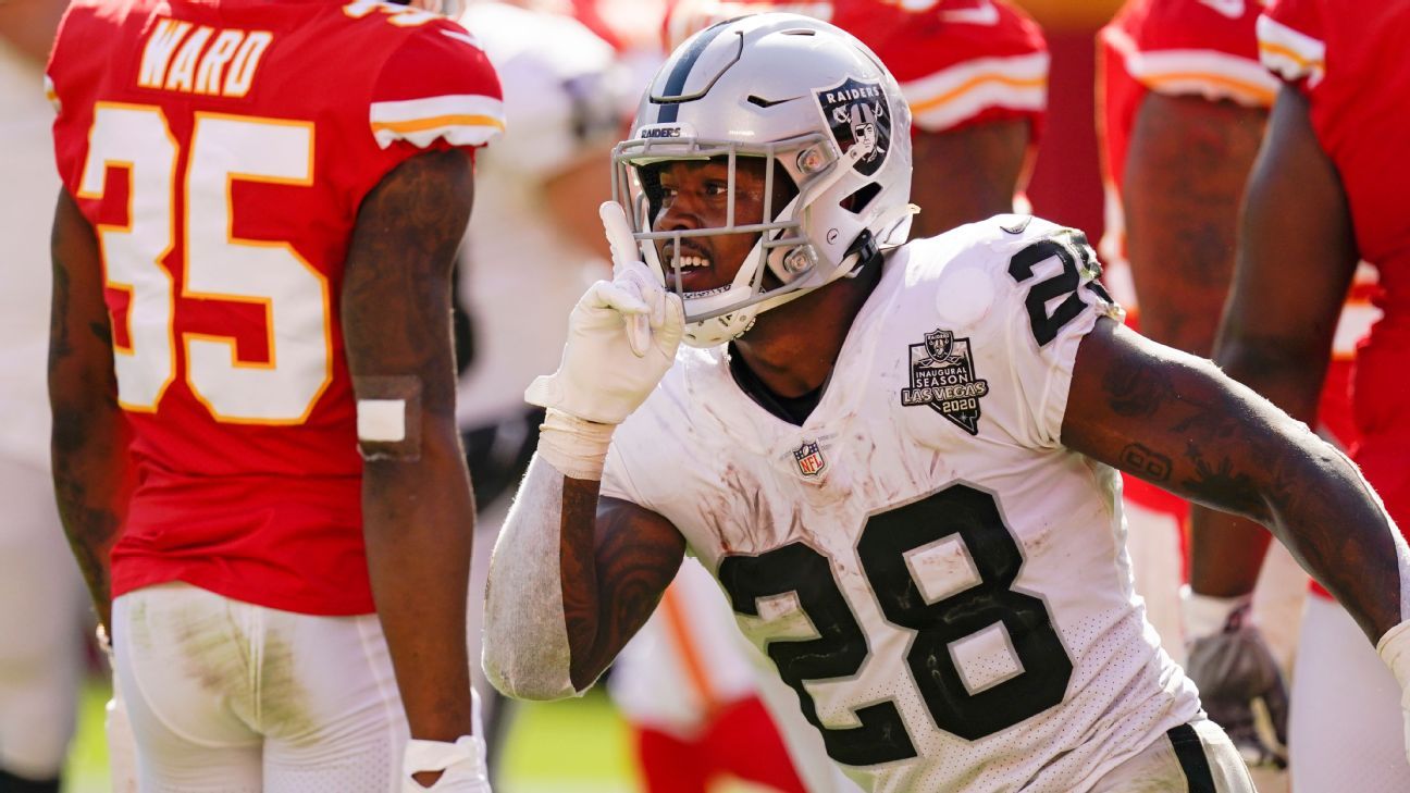 NFL Week 5 takeaways, stat leaders - Raiders stun Chiefs for upset