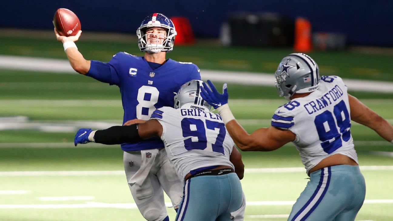 Giants Beat Dallas Cowboys With Last-Second Defense - The New York Times