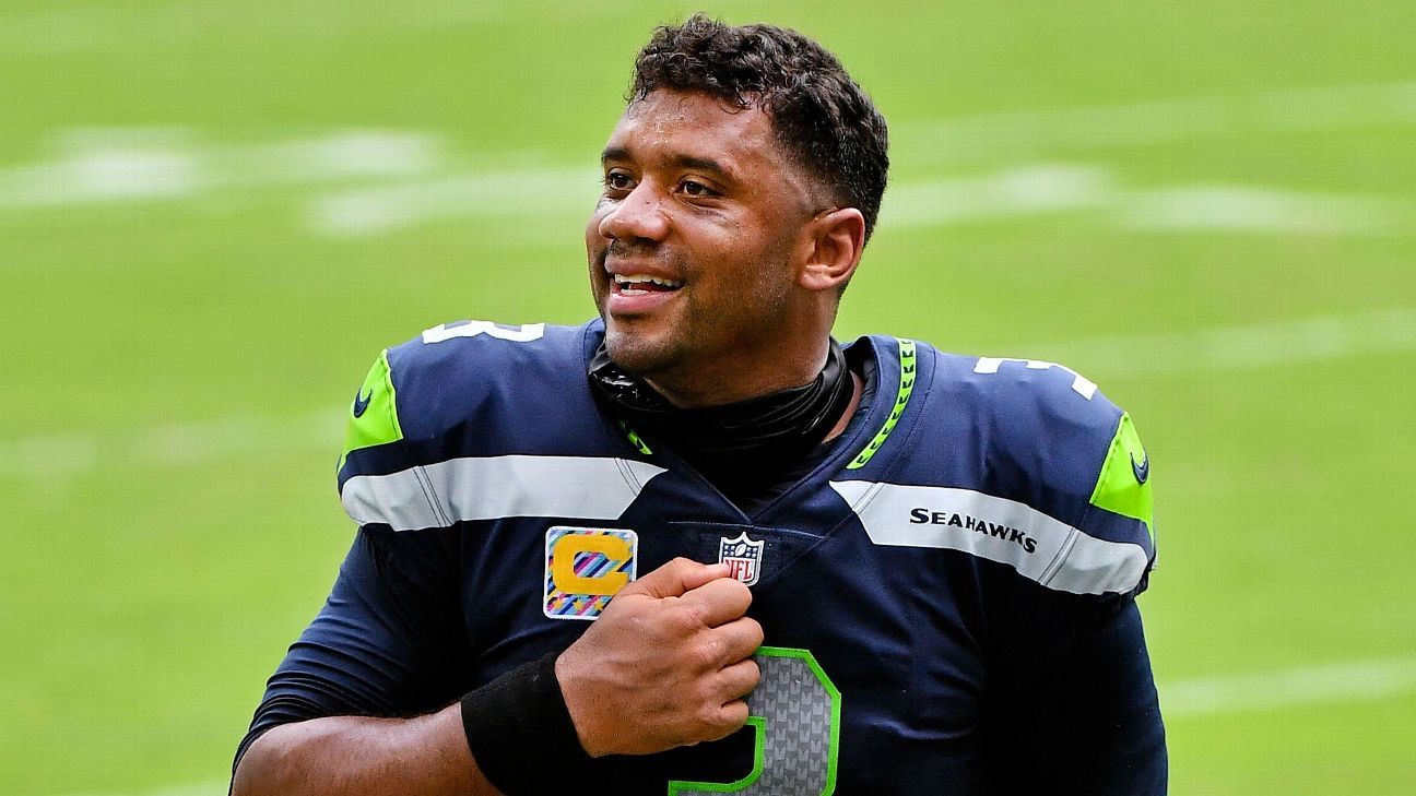 Seahawks QB Russell Wilson trademarks phrase 'Let Russ Cook,' with an eye  on selling kitchen utensils, apparel 