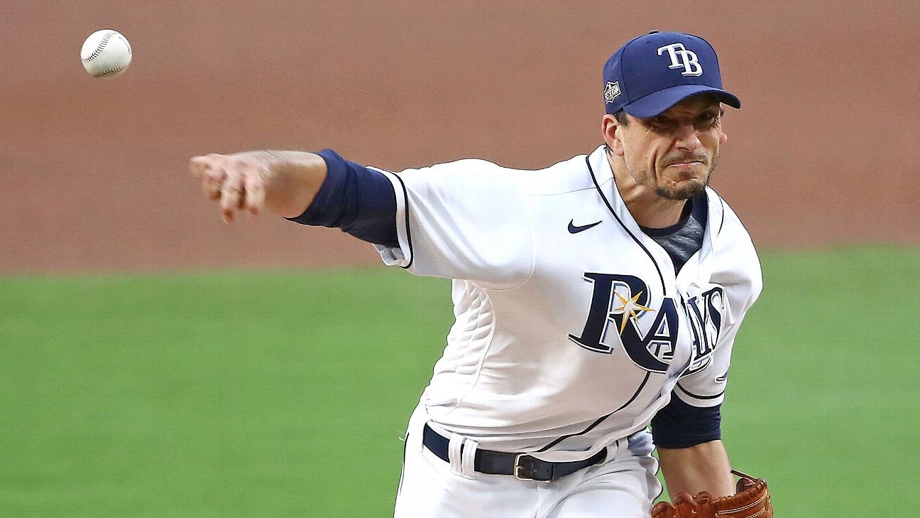 Rays decline options on RHP Charlie Morton, C Mike Zunino - The San Diego  Union-Tribune