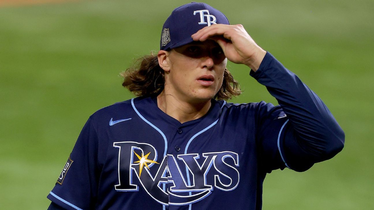 Tyler Glasnow y los Tampa Bay Rays acuerdan extensión de contrato de ...