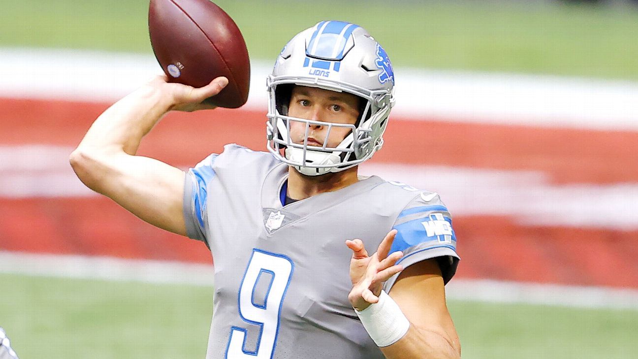 Stafford, Lions visit Cowboys, try to close in on playoffs