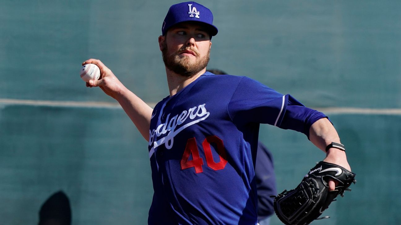 Dodgers roster: Tommy Kahnle back, 21 months after Tommy John