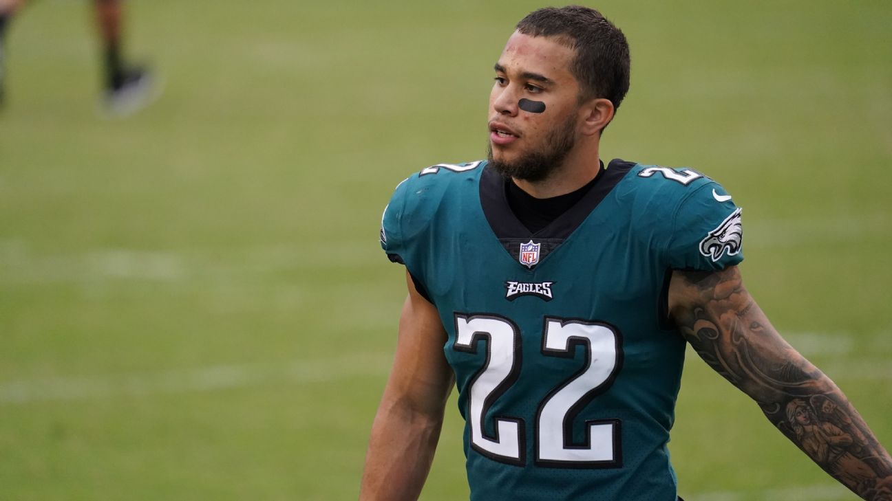 Who is available for the Eagles at safety?