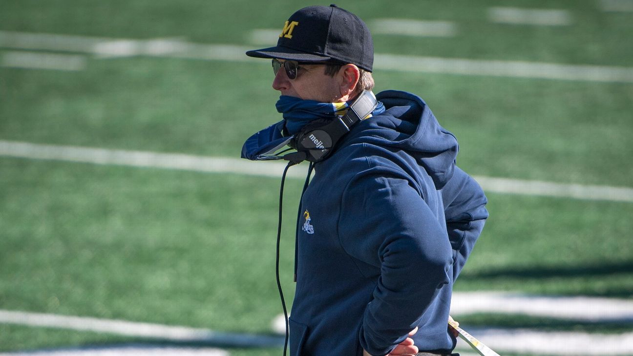 Michigan, football coach Jim Harbaugh reaches contract extension