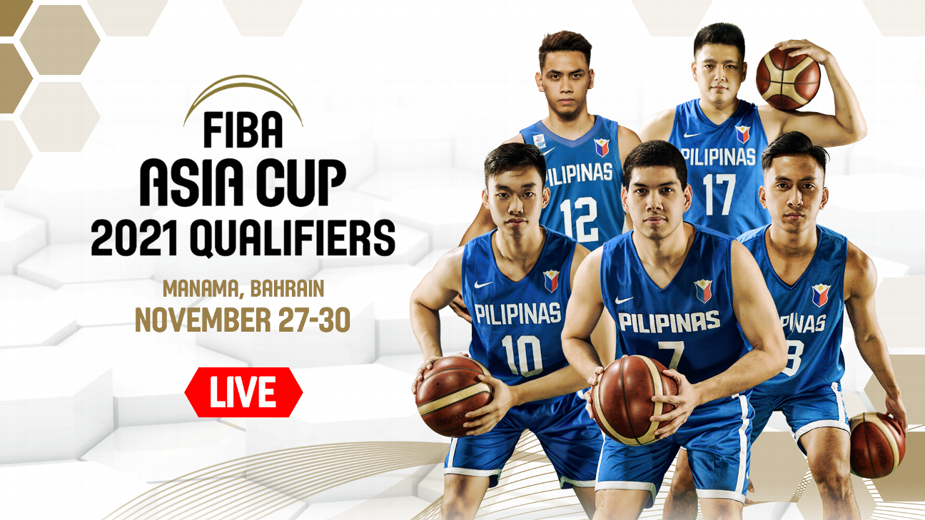 Livestream FIBA Asia Cup Qualifiers November 30 ESPN