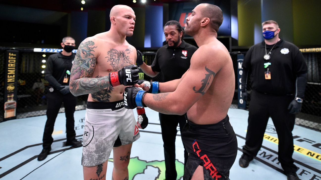 Consulta todos los resultados del UFC Fight Night Smith vs. Clark ESPN