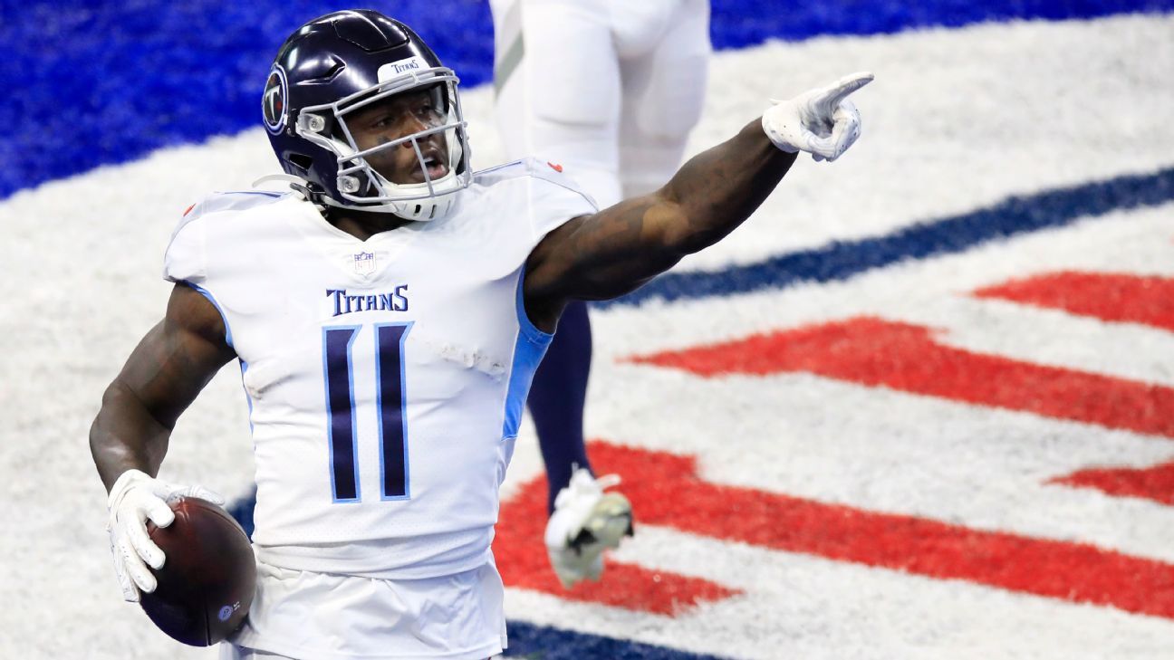 Source -- Tennessee Titans WR A.J. Brown expected to be ready for season opener ..