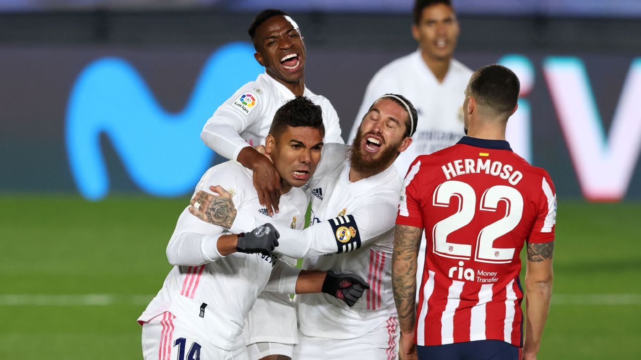 Real Madrid Vs Atletico Madrid Football Match Report December 12 2020 Espn