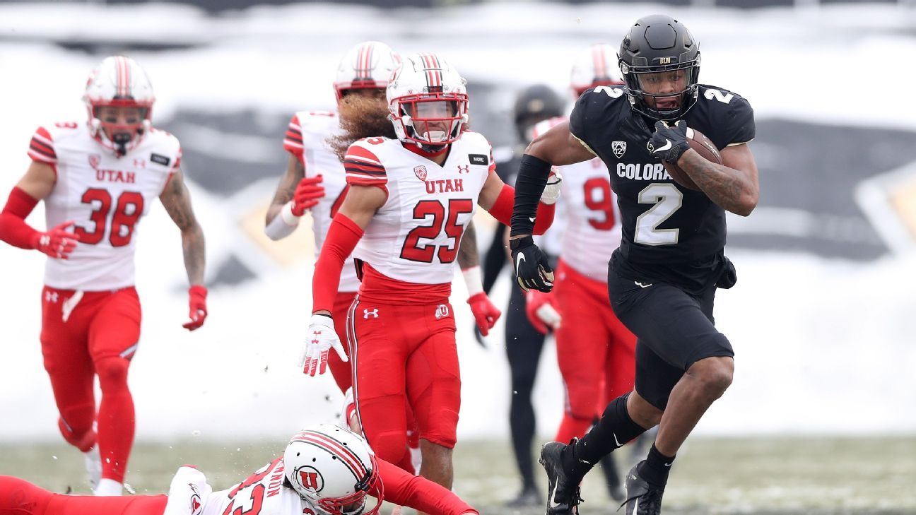 Brenden Rice, son of Jerry Rice, into Colorado Buffaloes record book