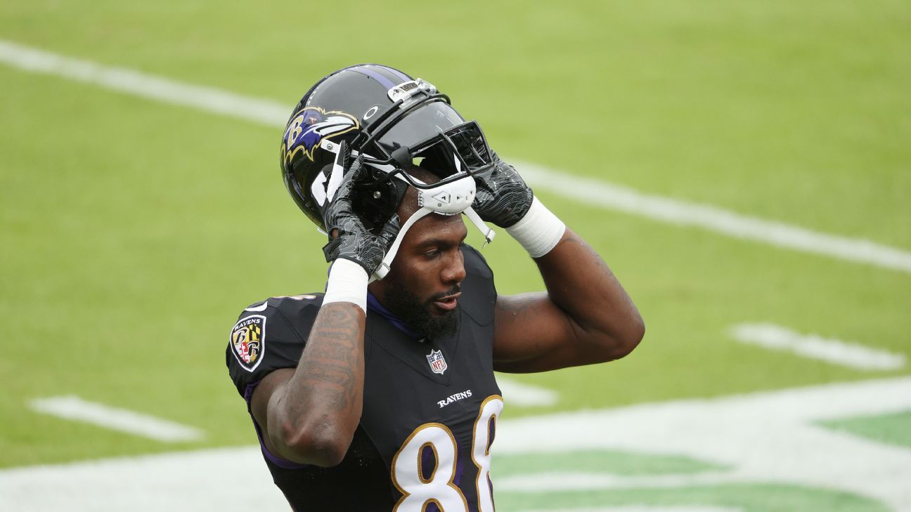 Ravens Activate WR Dez Bryant from Reserve / COVID-19 List